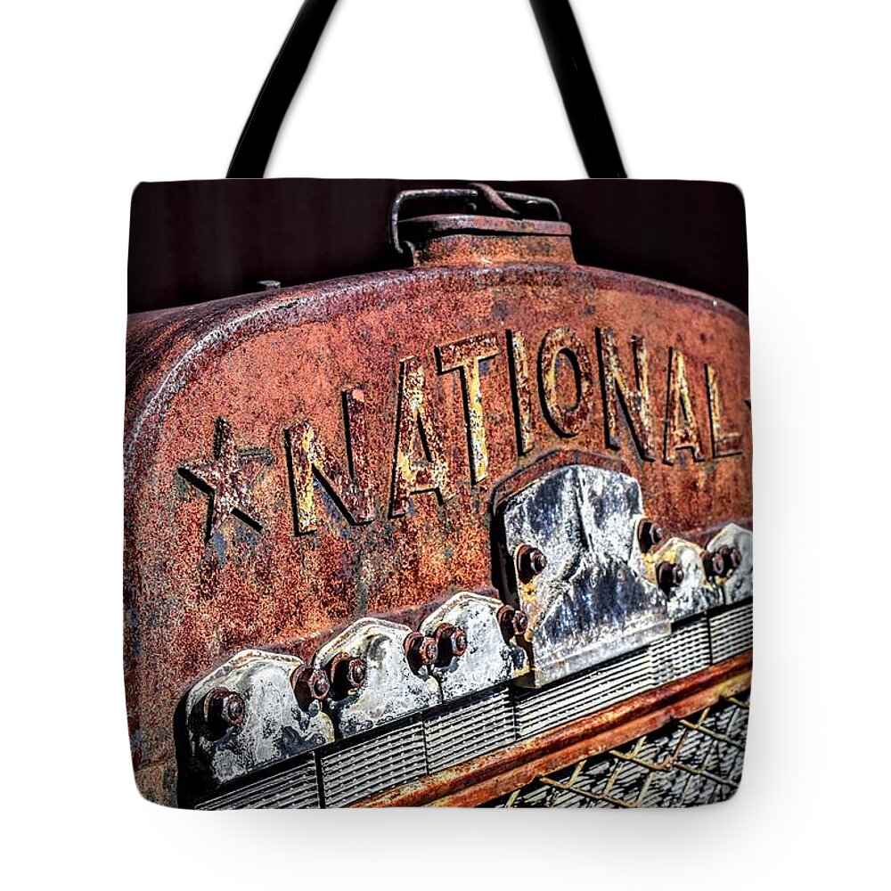 Rusty Machinery Tote Bag featuring the photograph National Star by Michael Brungardt