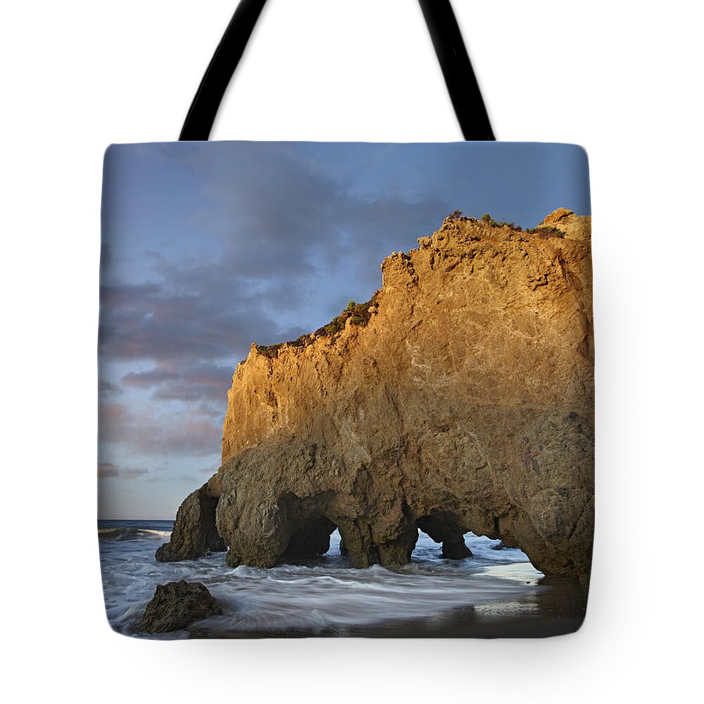 00443045 Tote Bag featuring the photograph Natural Bridge On El Matador State by Tim Fitzharris