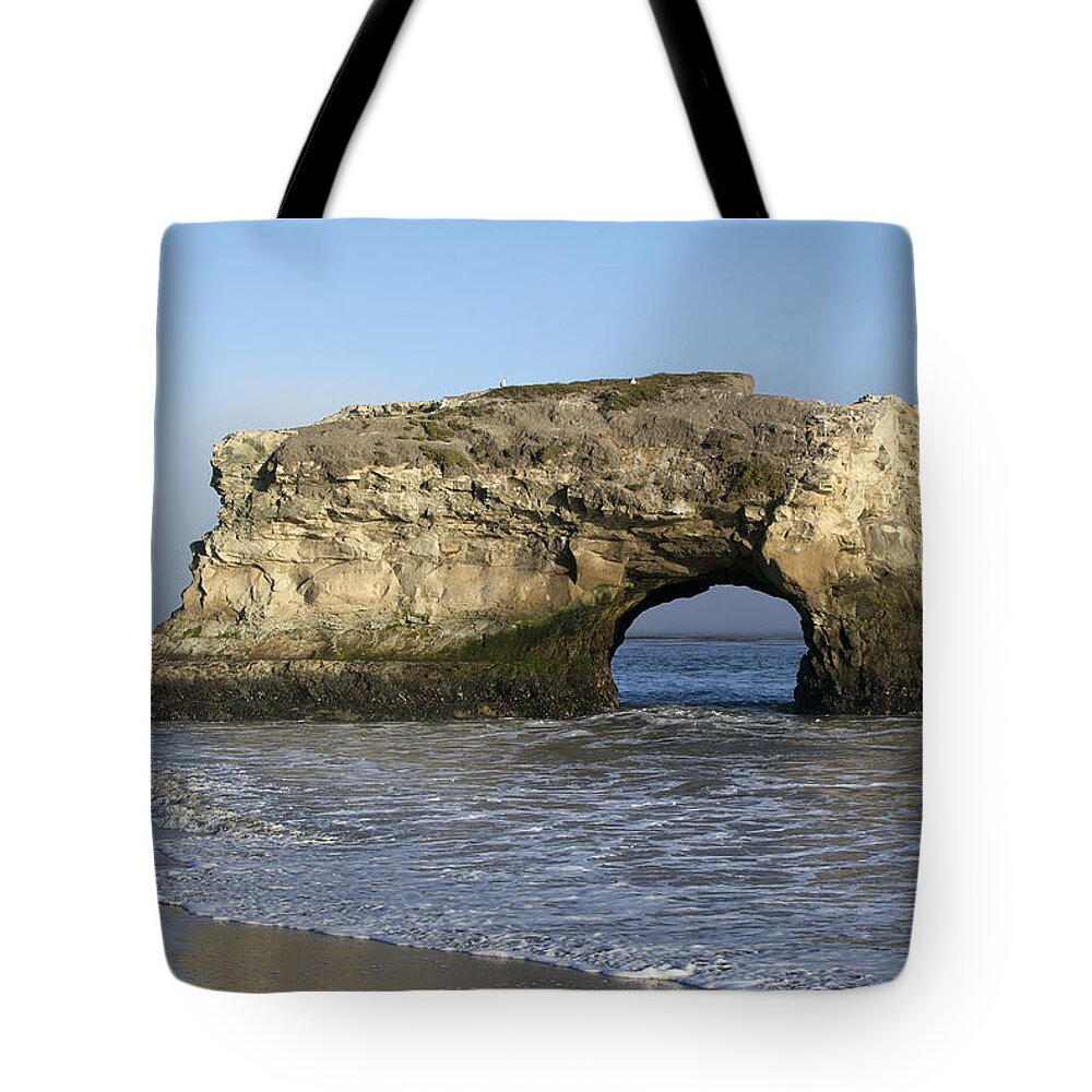 Natural Tote Bag featuring the photograph Natural Bridges State Park - Santa Cruz - California by Brendan Reals