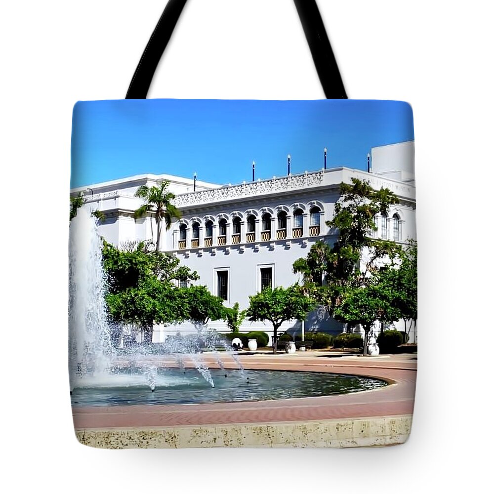 Natural History Museum Tote Bag featuring the photograph Natural History Museum in Balboa Park by Kirsten Giving