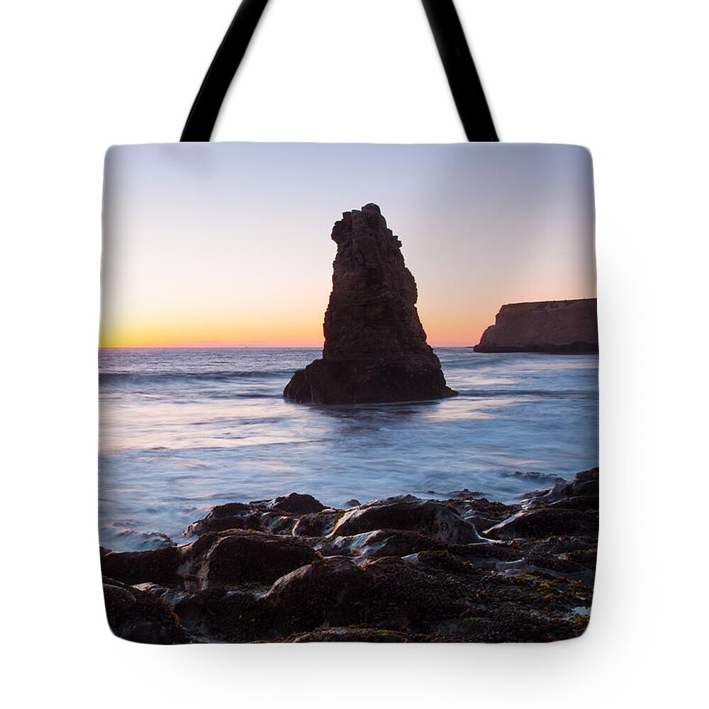 Seascape Tote Bag featuring the photograph Nature Yin Yan by Catherine Lau