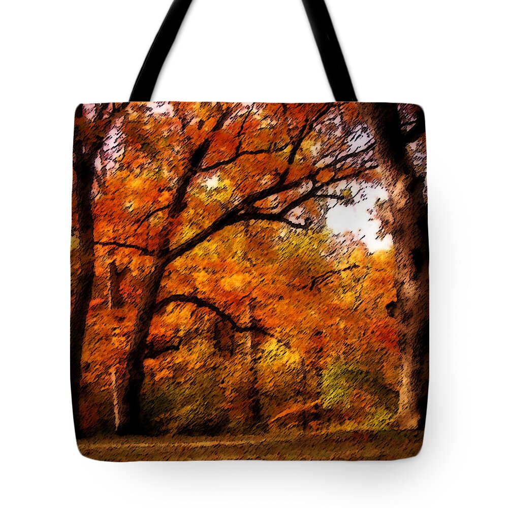 Botanical Tote Bag featuring the photograph Nature's Canopy by Michelle Hastings