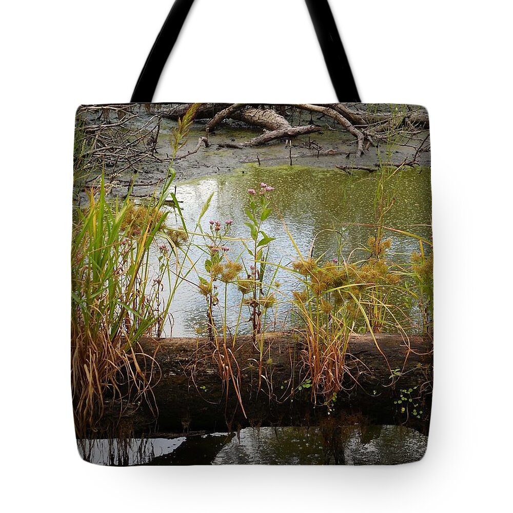 Marsh Tote Bag featuring the photograph Natures Flower Pot by Captain Debbie Ritter