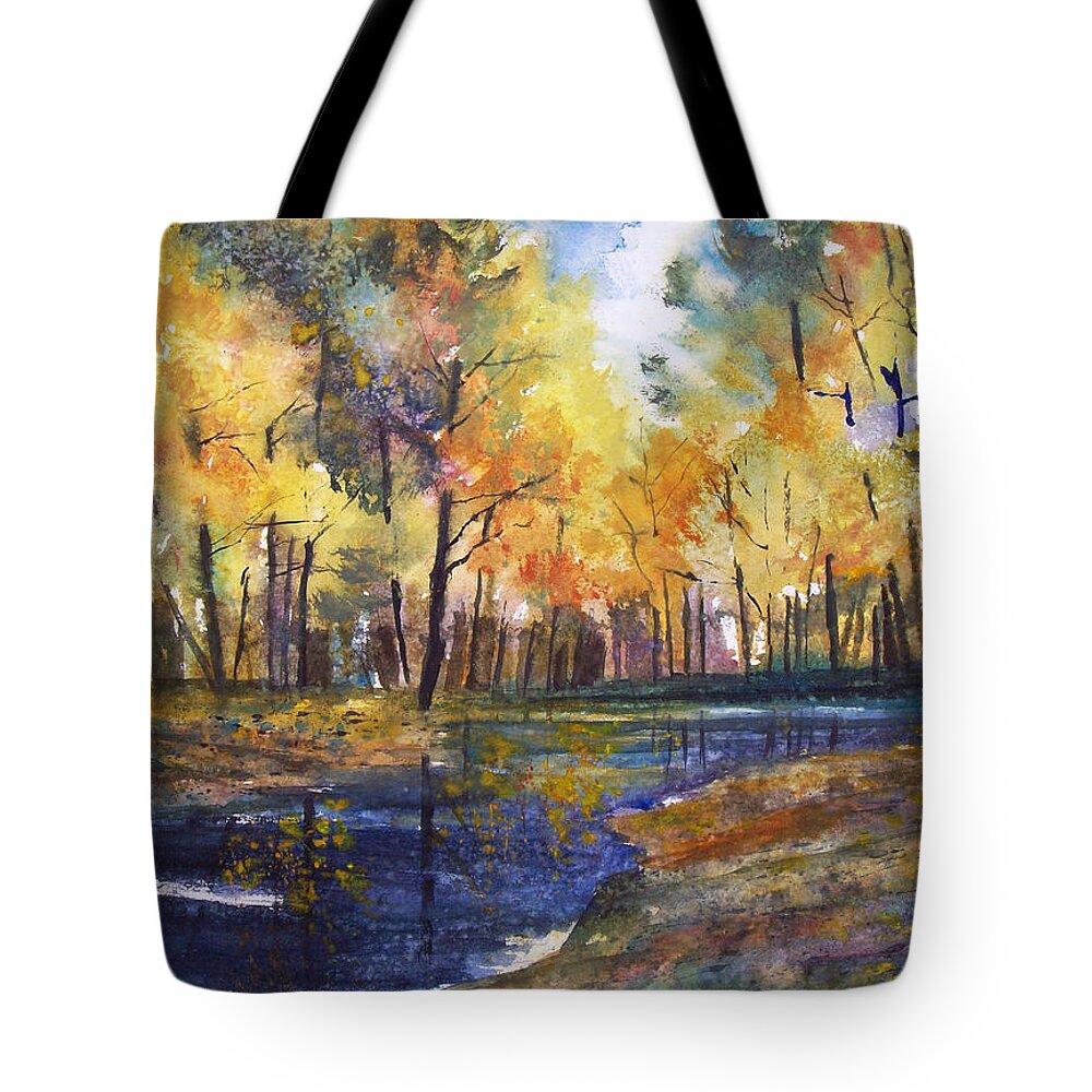 Ryan Radke Tote Bag featuring the painting Nature's Glory by Ryan Radke