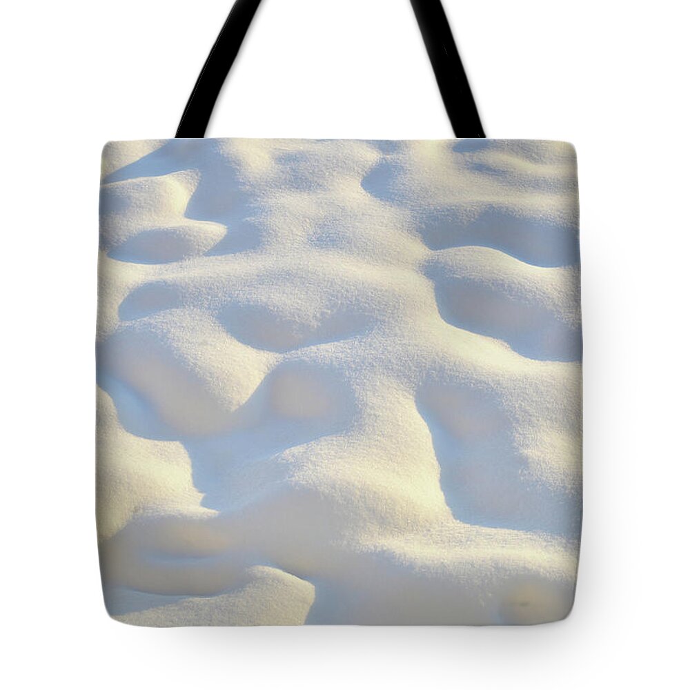 Nature Tote Bag featuring the photograph Nature's Winter Abstract #5 by Kae Cheatham