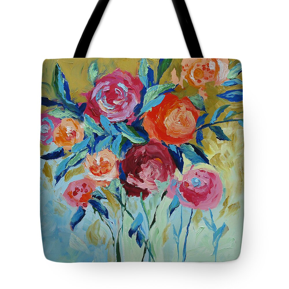 Art Tote Bag featuring the painting Nature's Wonder by Linda Monfort