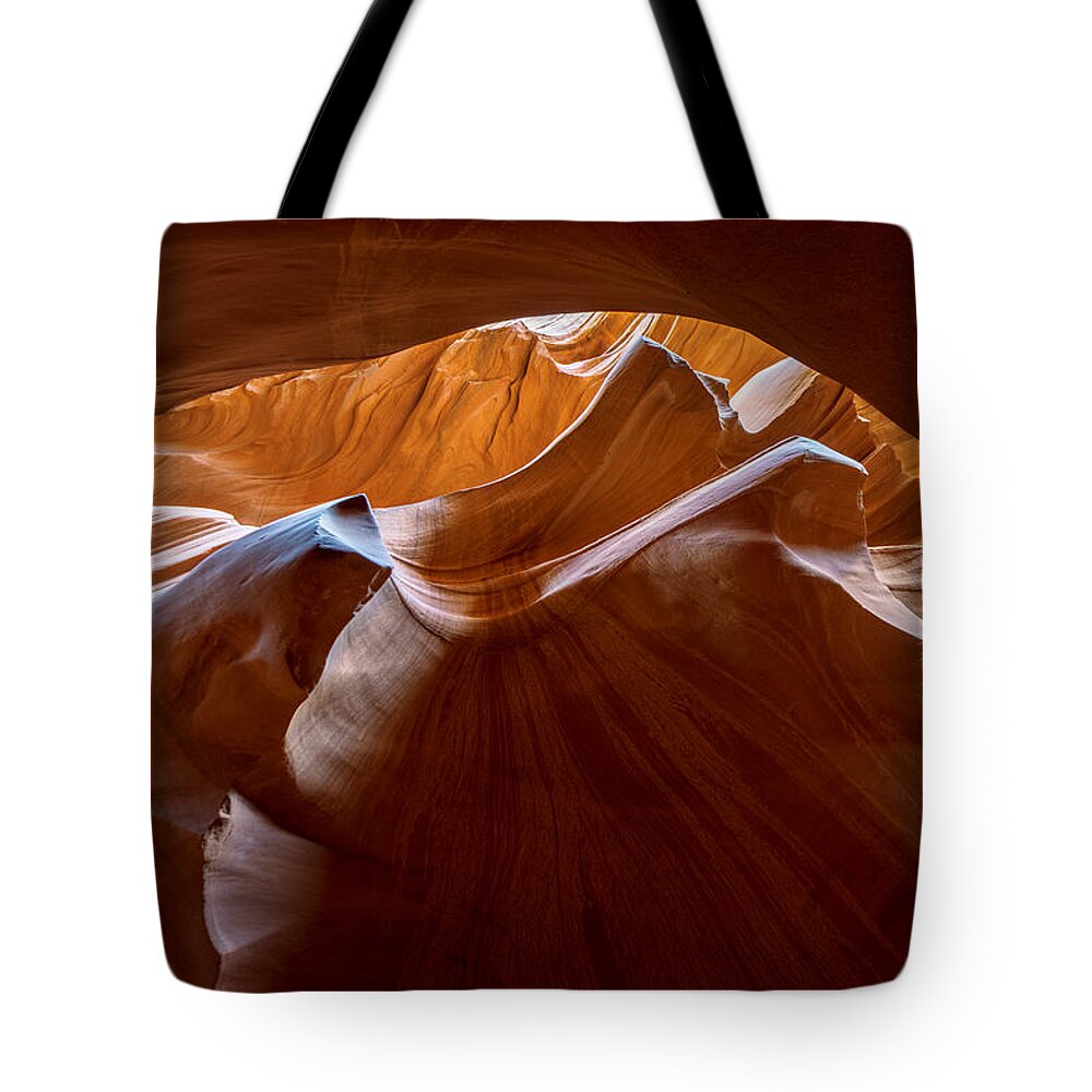 Antelope Canyon Tote Bag featuring the photograph Nautilus by Dustin LeFevre