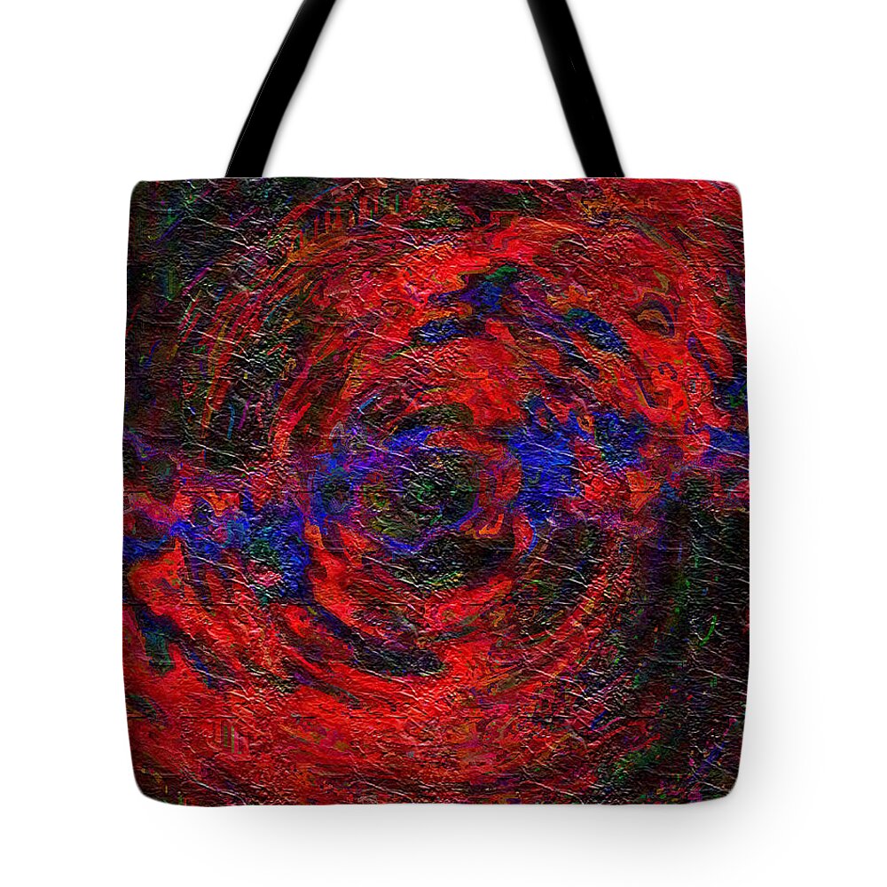 Digital Tote Bag featuring the digital art Nebula 1 by Charmaine Zoe