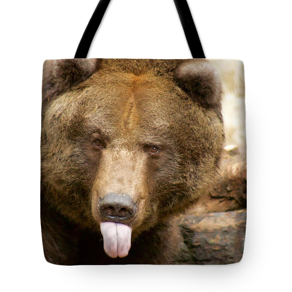 Photography Tote Bag featuring the photograph Neener-neener by Sean Griffin