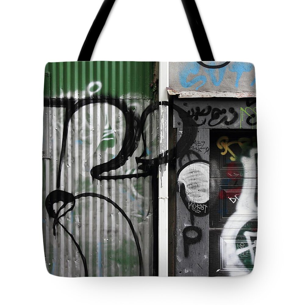 Color Tote Bag featuring the photograph Neighbours by Kreddible Trout
