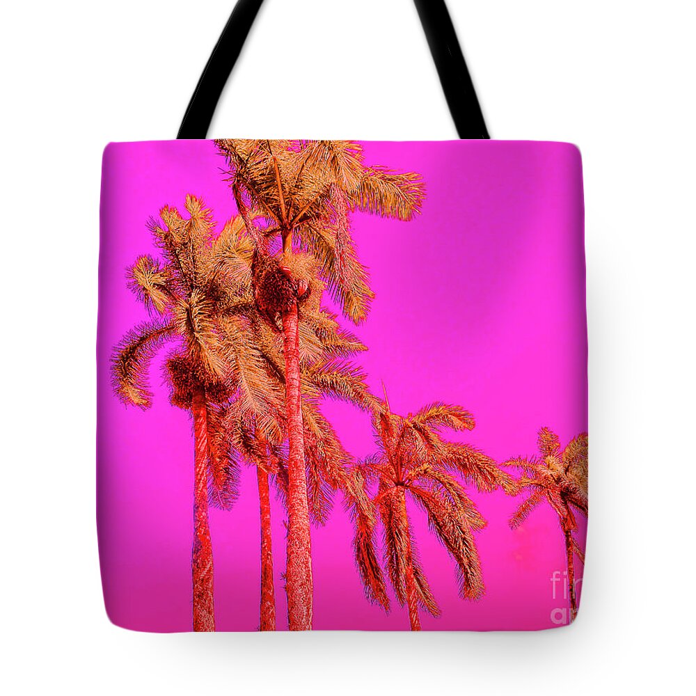 Pop Art Tote Bag featuring the photograph Neon Tropics by Onedayoneimage Photography