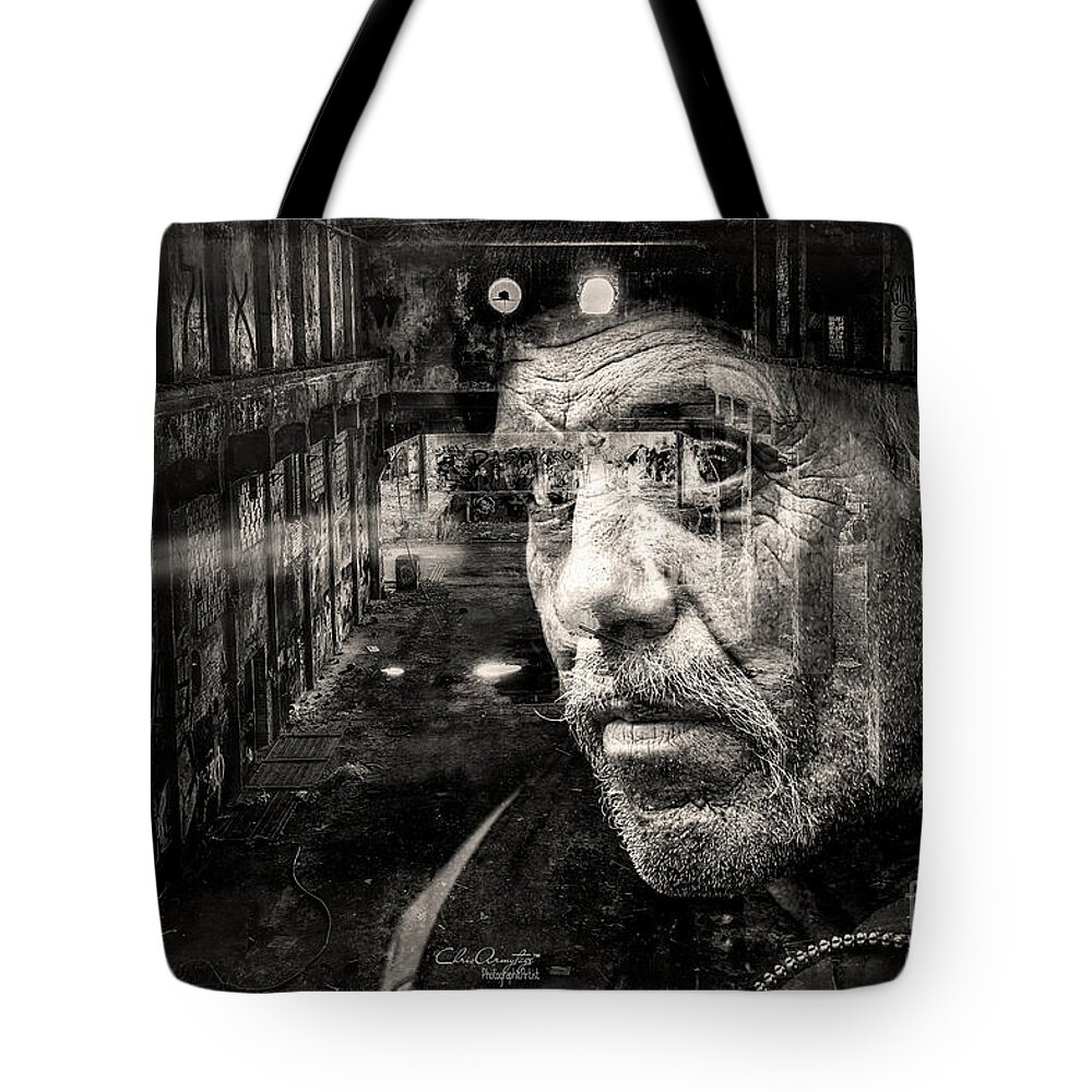 Photographic Art Tote Bag featuring the digital art Never Sleep by Chris Armytage