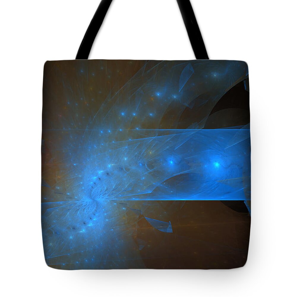 Art Tote Bag featuring the digital art New Beginning by Jeff Iverson