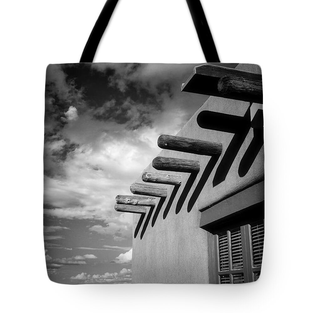 Black Tote Bag featuring the photograph New Mexico Afternoon by Ross Henton