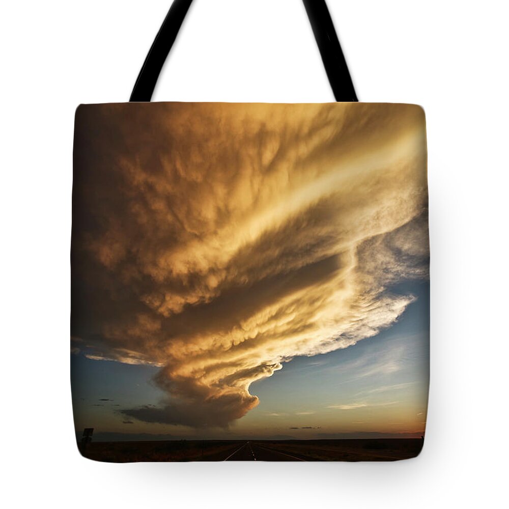 New Mexico Tote Bag featuring the photograph New Mexico Structure by Ryan Crouse