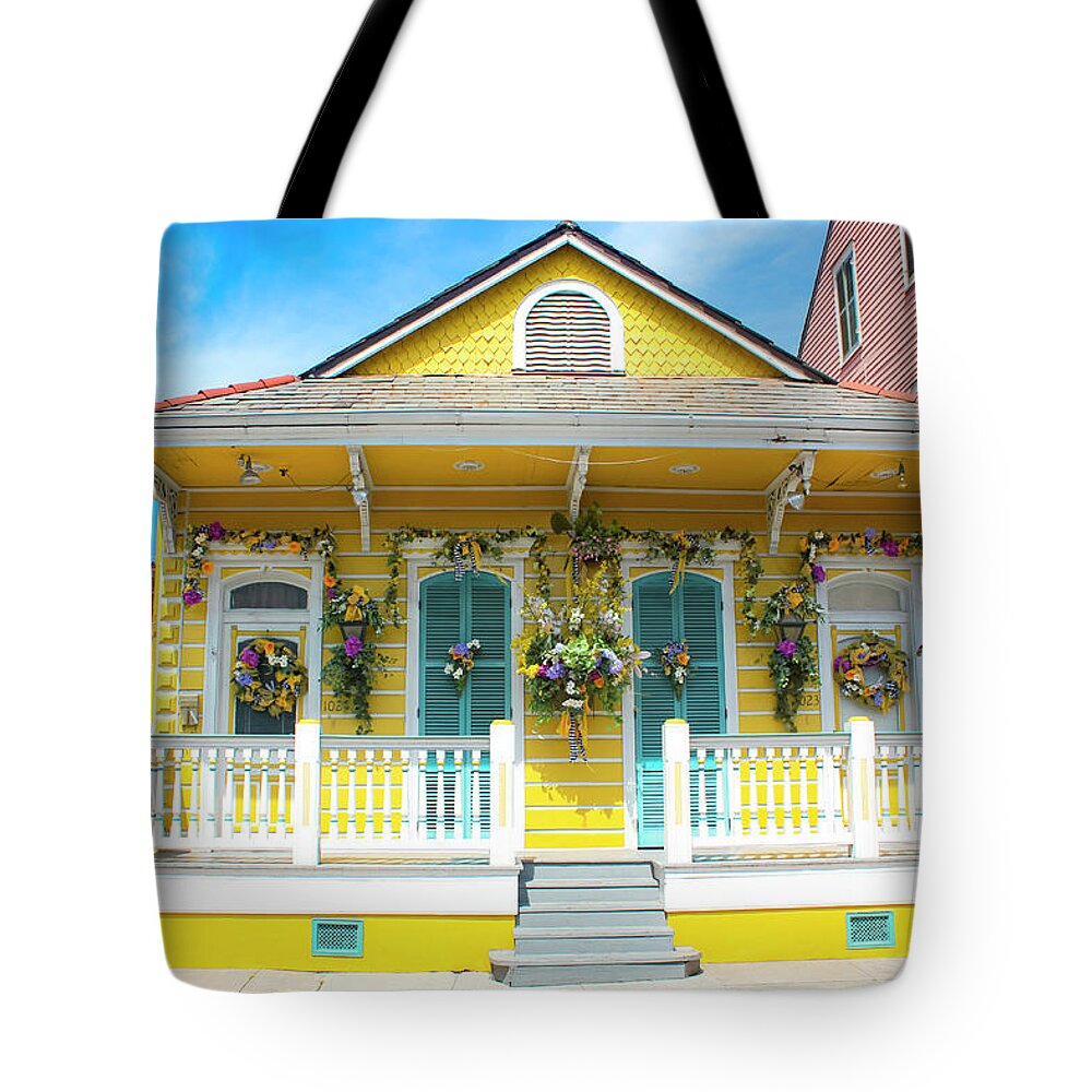 New Orleans Architecture Tote Bag featuring the photograph New Orleans Architecture 3159 by Carlos Diaz