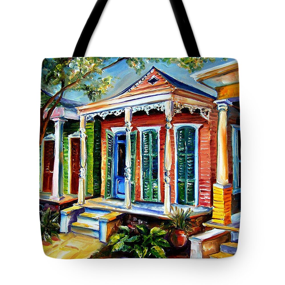 New Orleans Paintings Tote Bag featuring the painting New Orleans Plain and Fancy by Diane Millsap