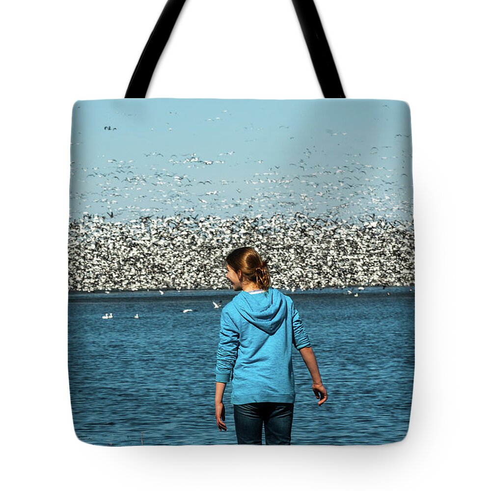  Tote Bag featuring the New Upload by Ed Peterson