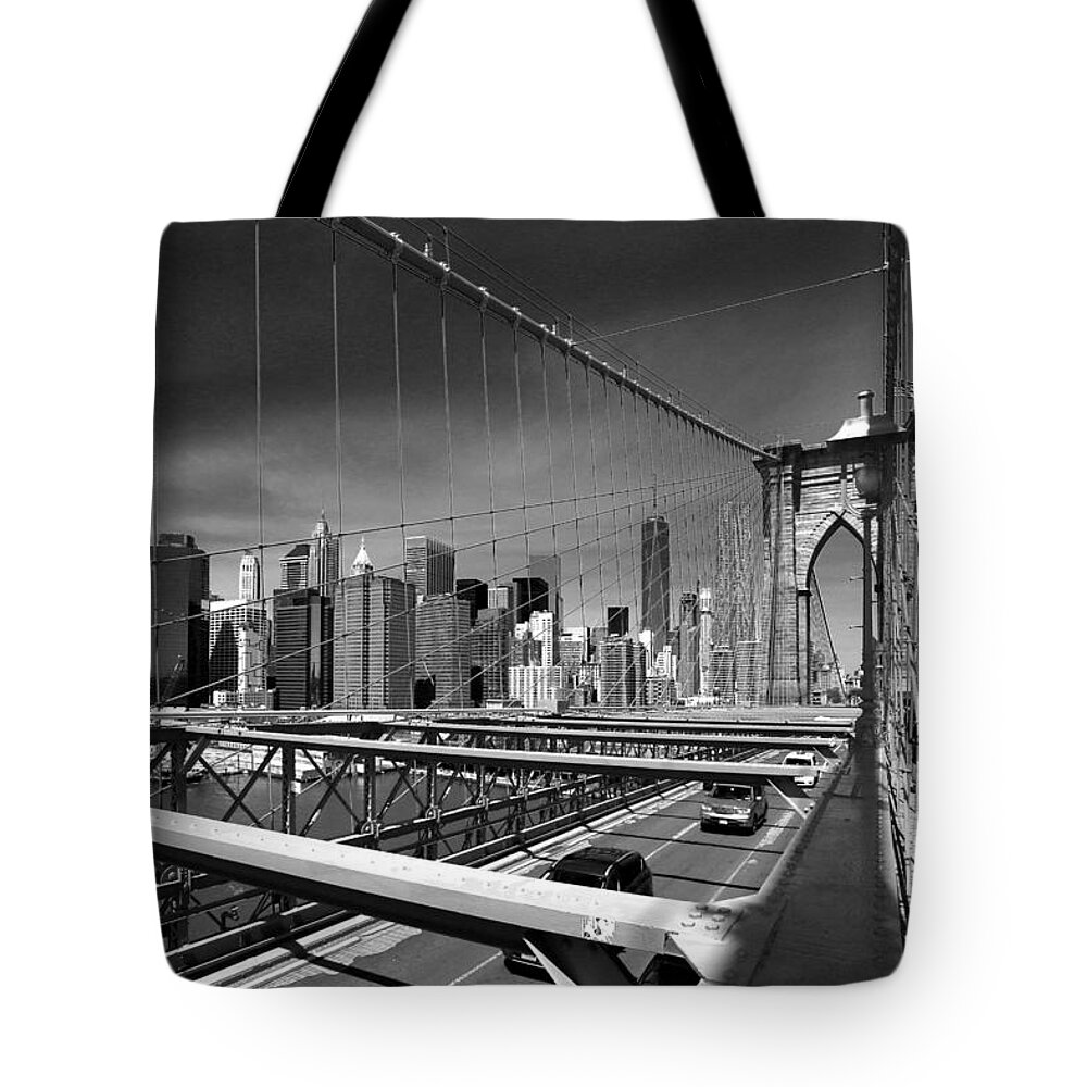 Brooklyn Tote Bag featuring the photograph New York City by Steve Parr