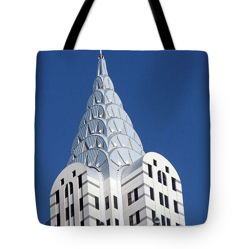 Art Block Collections Tote Bag featuring the photograph New York-New York - Las Vegas by Art Block Collections