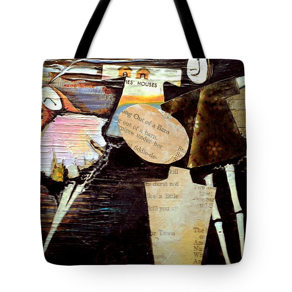 Girls Tote Bag featuring the painting Nice Lawn by Delight Worthyn