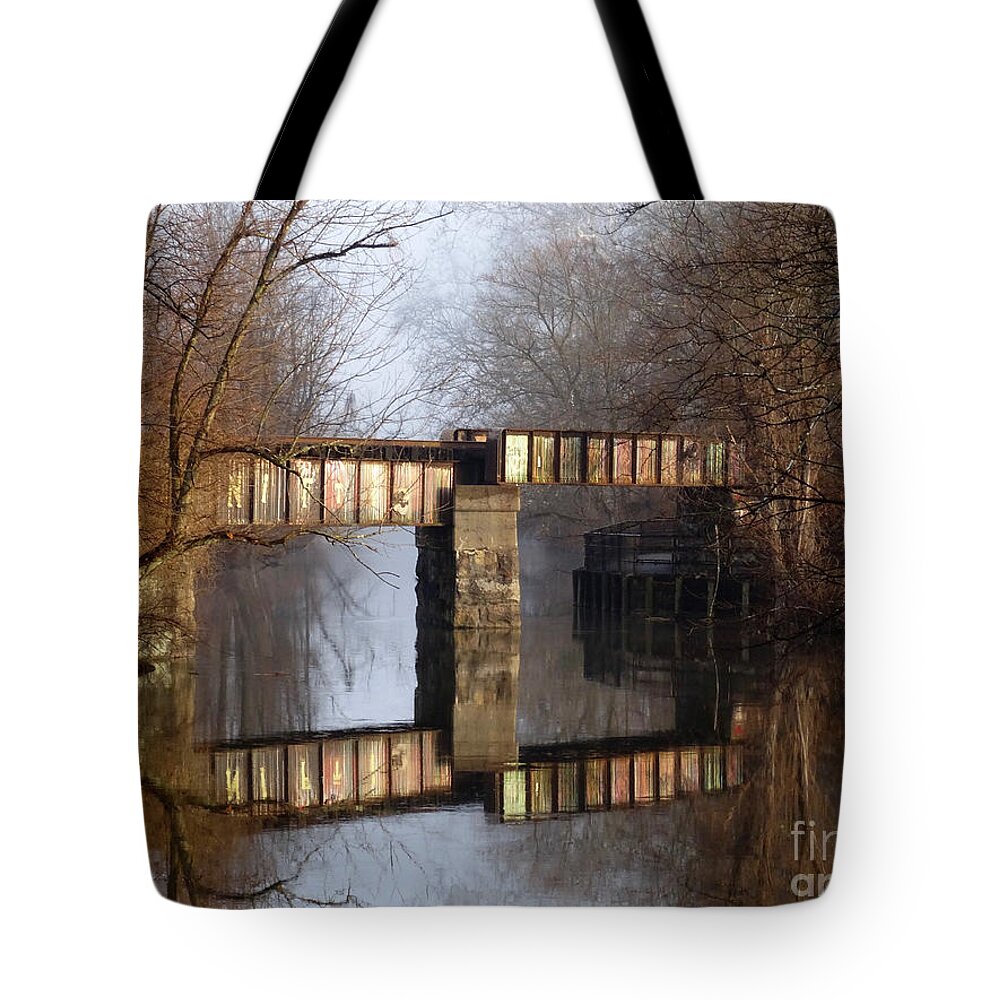 Bridge Tote Bag featuring the photograph Nifti Bridge in Spring-06 by Christopher Plummer