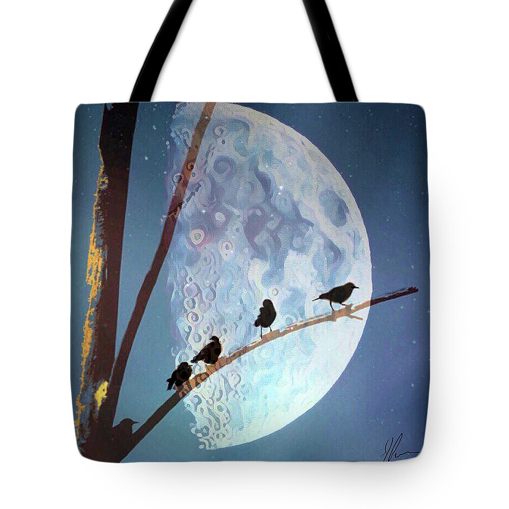 Birds Tote Bag featuring the photograph Night by Jackson Pearson