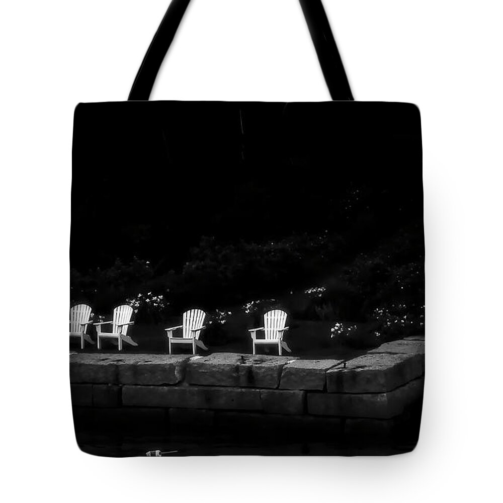 Bay Tote Bag featuring the photograph Night Sitting by Richard Bean