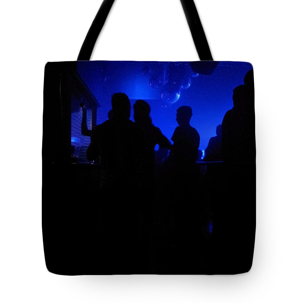 Club Tote Bag featuring the photograph Nightlife by Michael Blaine