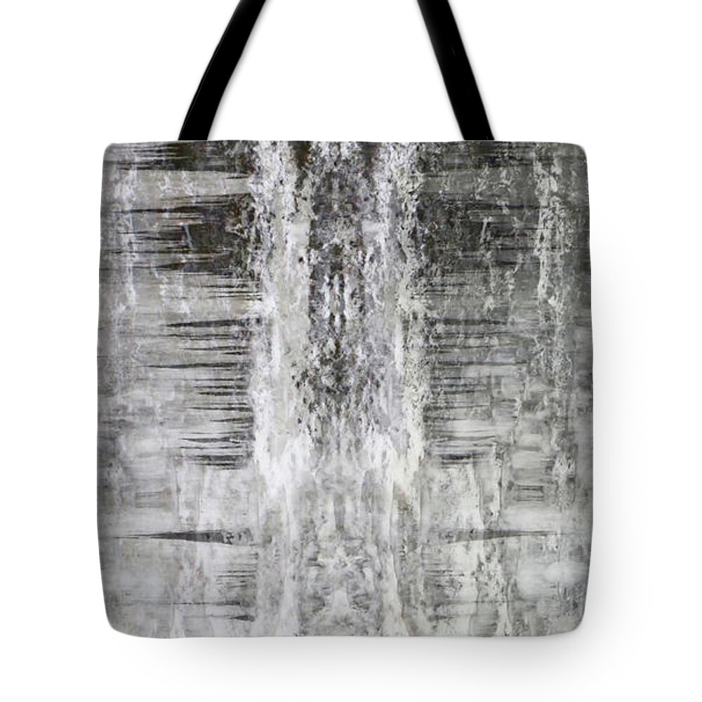 Abstract Tote Bag featuring the photograph Nix Angelus by Azthet Photography