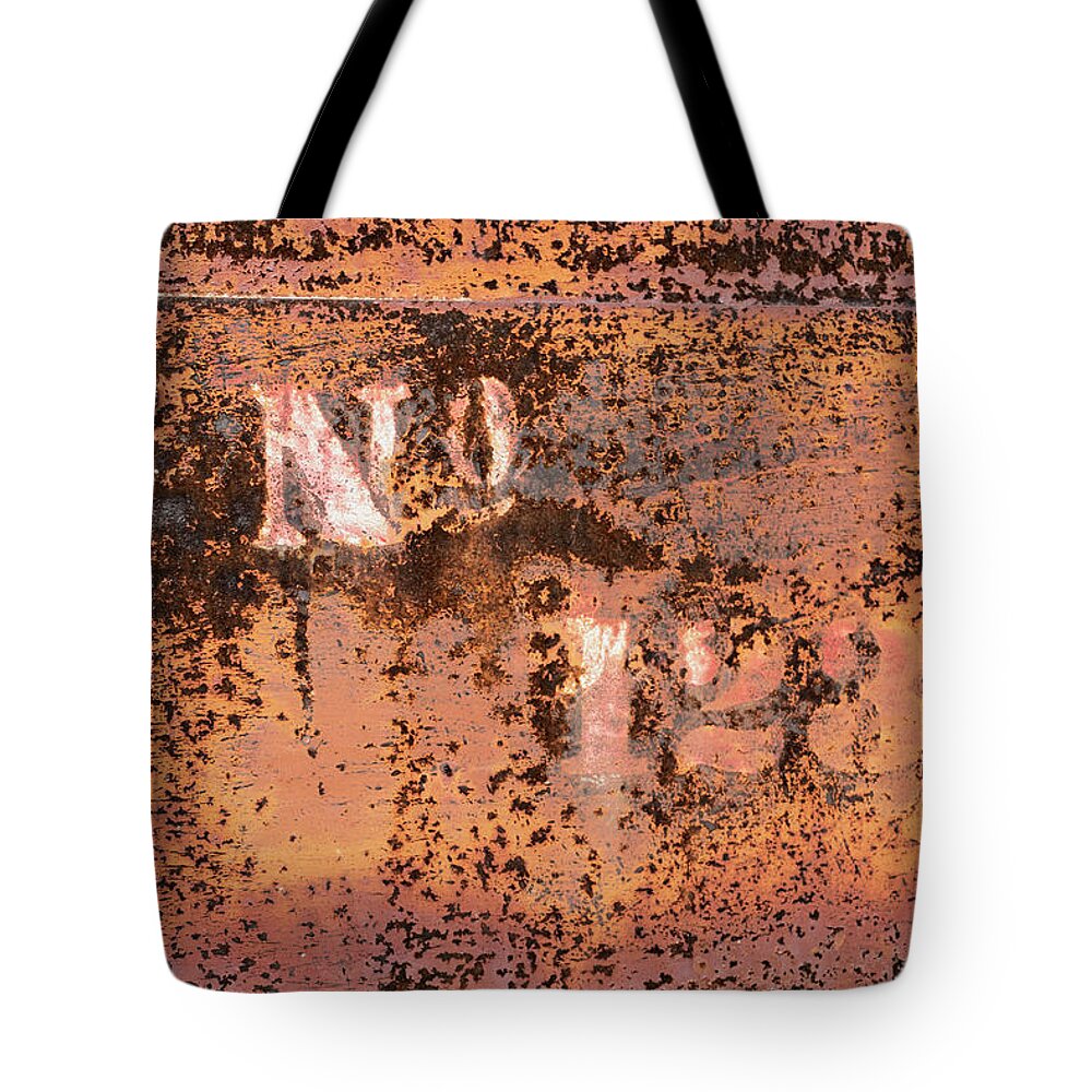 Mining Tote Bag featuring the photograph No 123 by Holly Ross