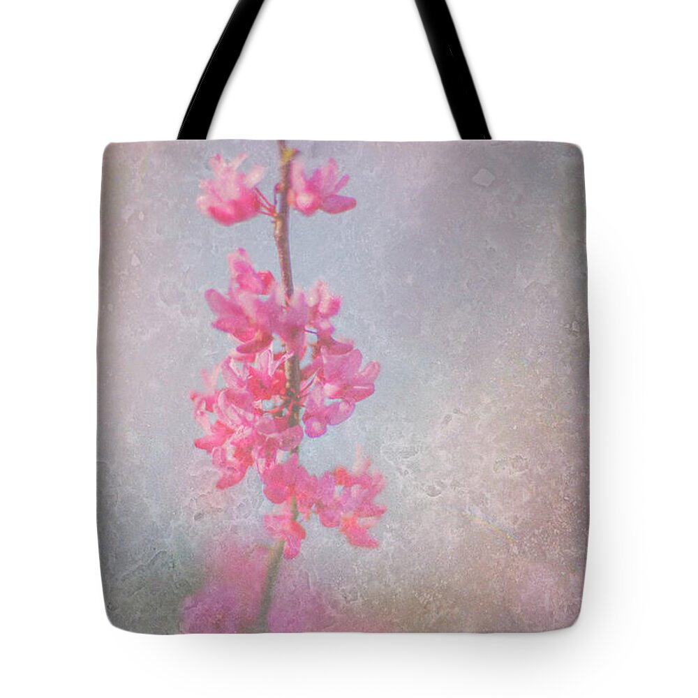 Pink Tote Bag featuring the photograph No Flower Without Sunshine by Elvira Pinkhas