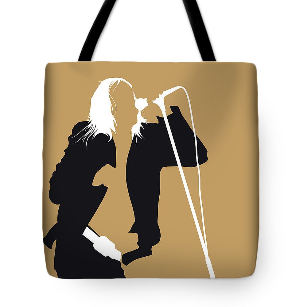 Iggy Tote Bag featuring the digital art No210 MY IGGY POP Minimal Music poster by Chungkong Art