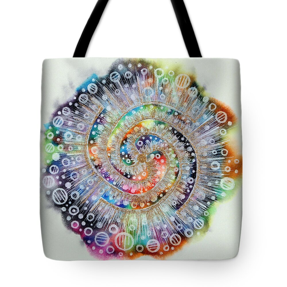 Space Cosmos Universe Galaxy Nebula Planets Comets Asteroids Ufos Shooting Stars Spirals Swirls Meteors Tote Bag featuring the photograph No.22 by Daniel Icaza