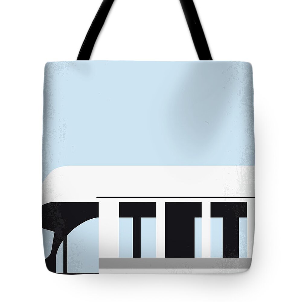 Into The Wild Tote Bag featuring the digital art No677 My Into the Wild minimal movie poster by Chungkong Art