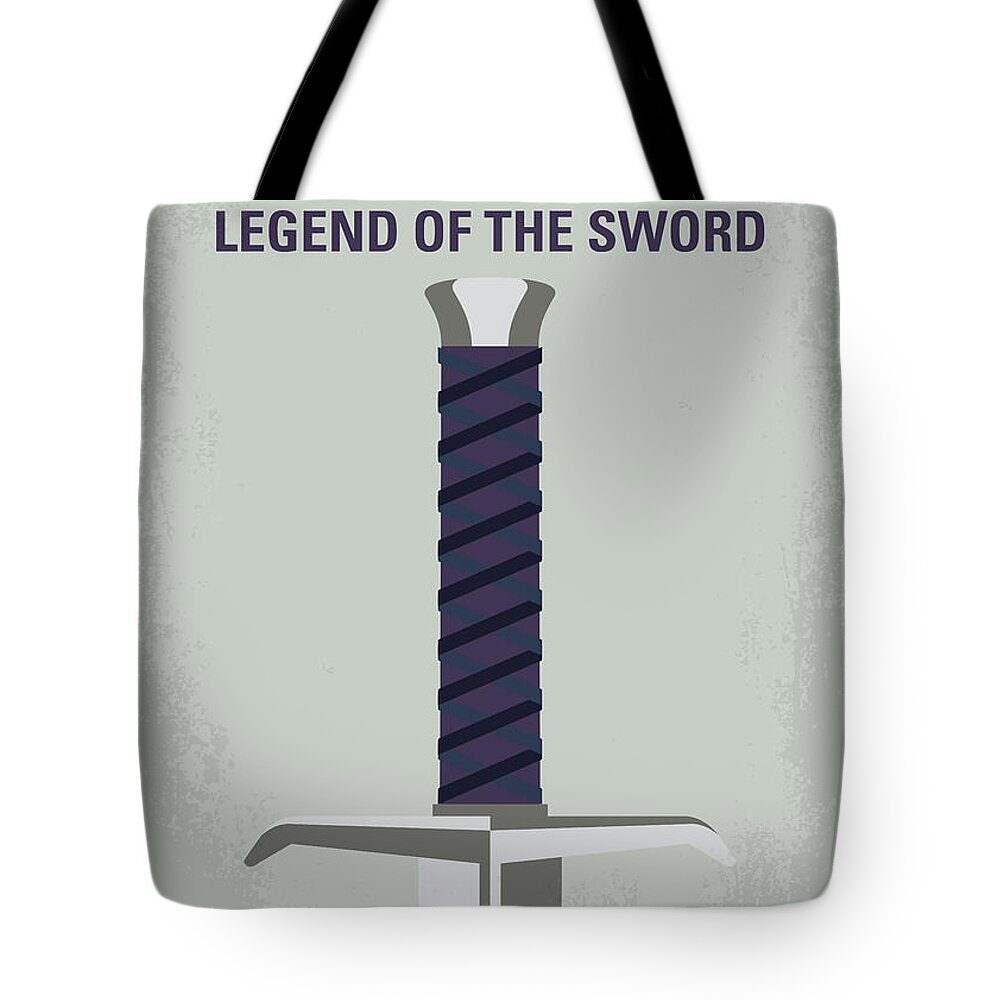 King Arthur Legend Of The Sword Tote Bag featuring the digital art No751 My King Arthur Legend of the Sword minimal movie poster by Chungkong Art