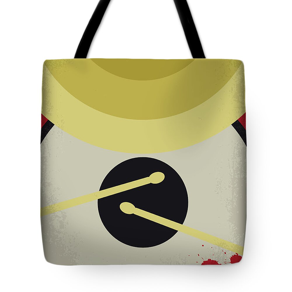 Whiplash Tote Bag featuring the digital art No761 My Whiplash minimal movie poster by Chungkong Art