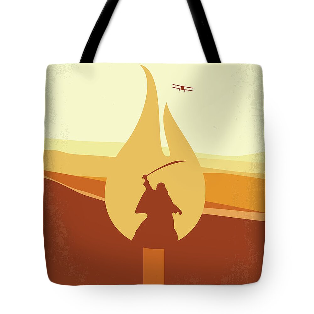 Lawrence Of Arabia Tote Bag featuring the digital art No772 My Lawrence of Arabia minimal movie poster by Chungkong Art