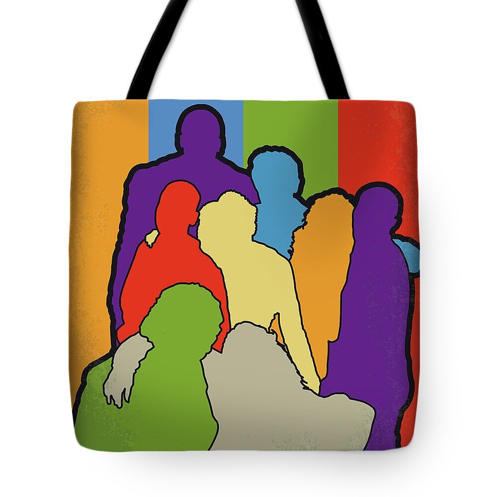 Rent Tote Bag featuring the digital art No842 My RENT minimal movie poster by Chungkong Art