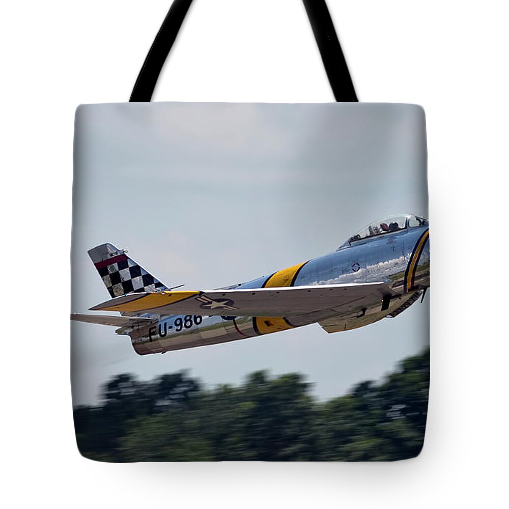 Aviation Tote Bag featuring the photograph North American Classic by Peter Chilelli