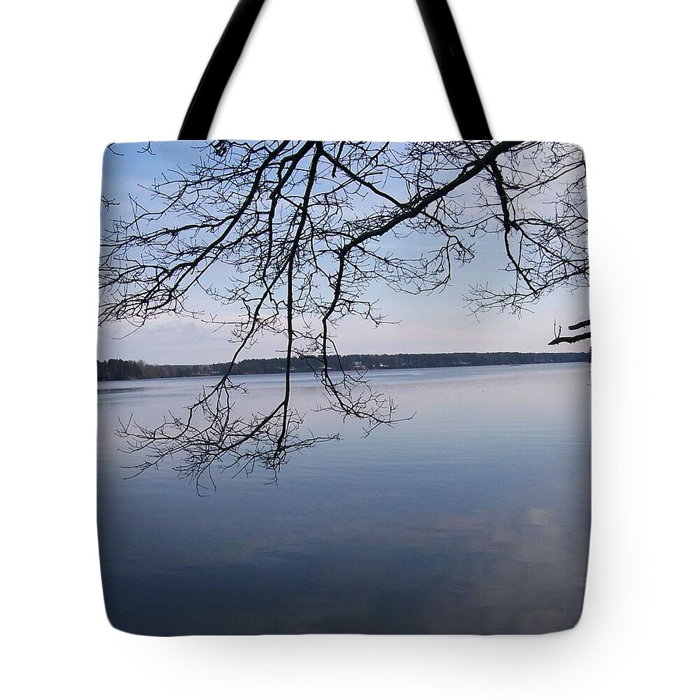 Photography Tote Bag featuring the digital art Not A Ripple by Barbara S Nickerson