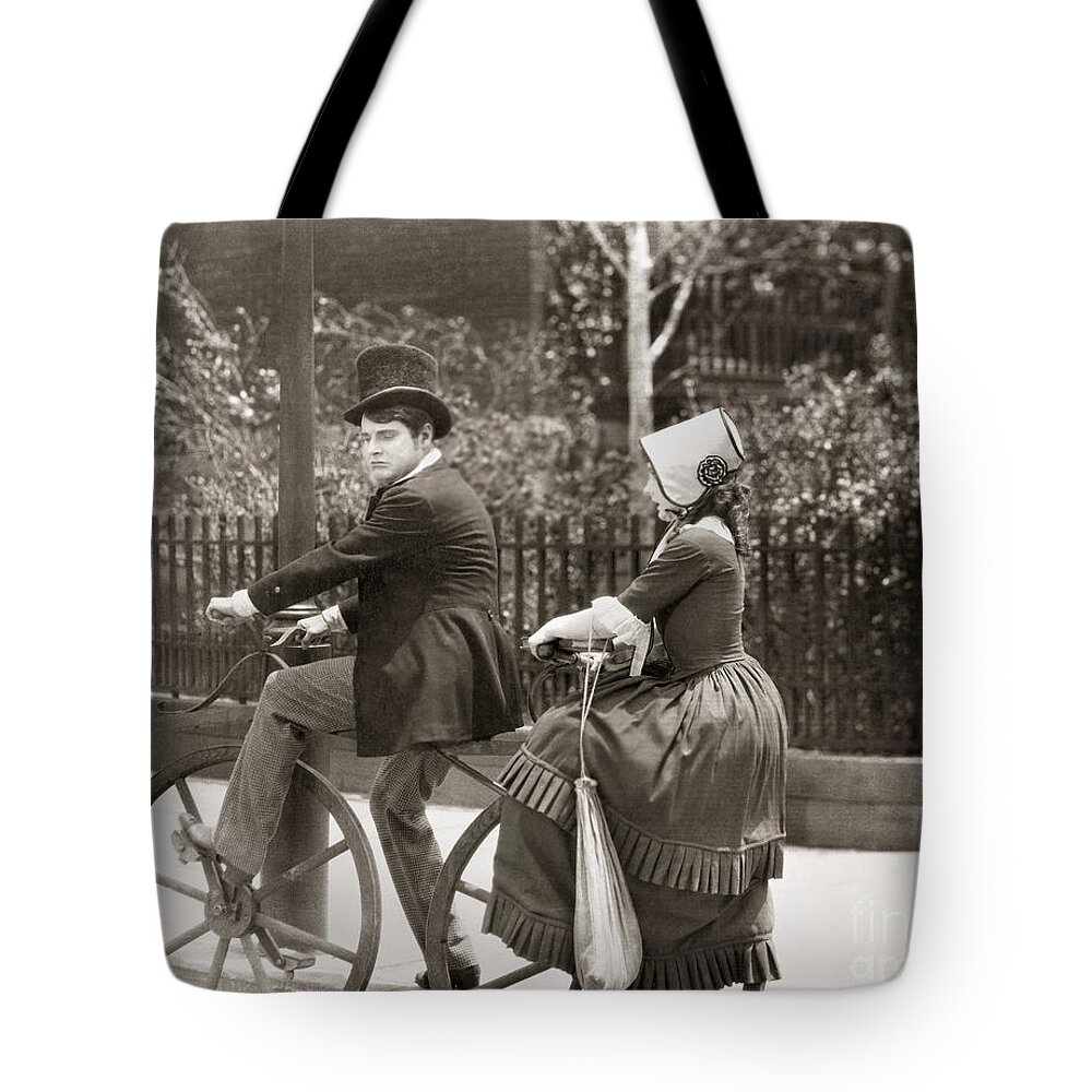 -transportation: Misc- Tote Bag featuring the photograph Not So Long Ago, 1925 by Granger