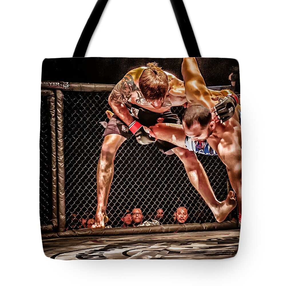 Mma Tote Bag featuring the photograph Not Today by Michael W Rogers