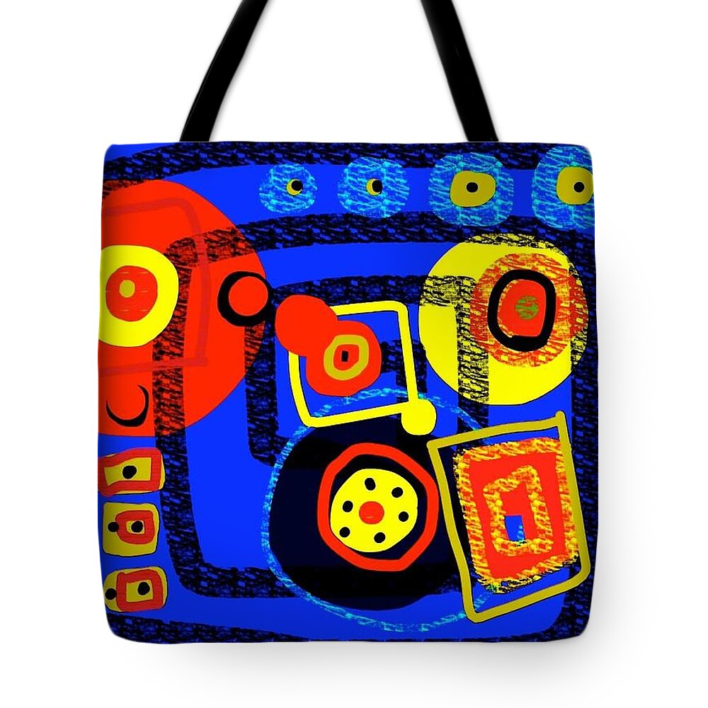 Luciano Pavarotti Tote Bag featuring the digital art Notes to Music in Memoriam to Luciano Pavarotti by Susan Fielder