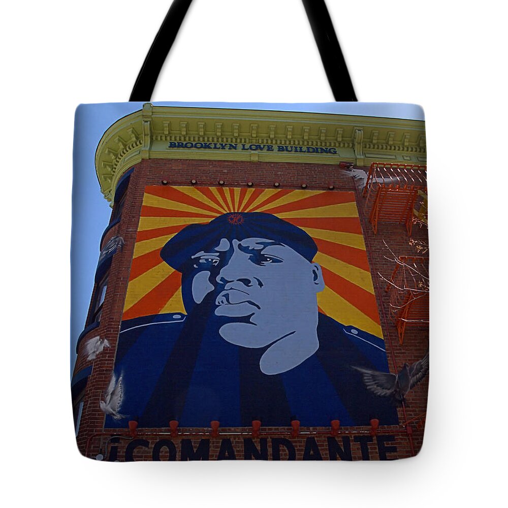 Graffiti Tote Bag featuring the photograph Notorious B.i.g. I I by Newwwman