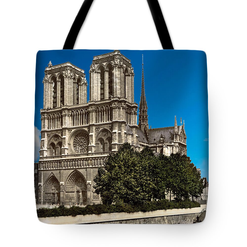 France Tote Bag featuring the photograph Notre Dame Paris France by Carlos Diaz