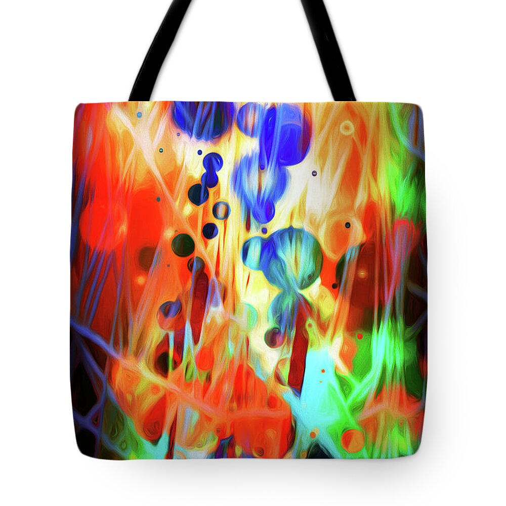 Abstract Tote Bag featuring the photograph Nova 3.0 by James Bethanis