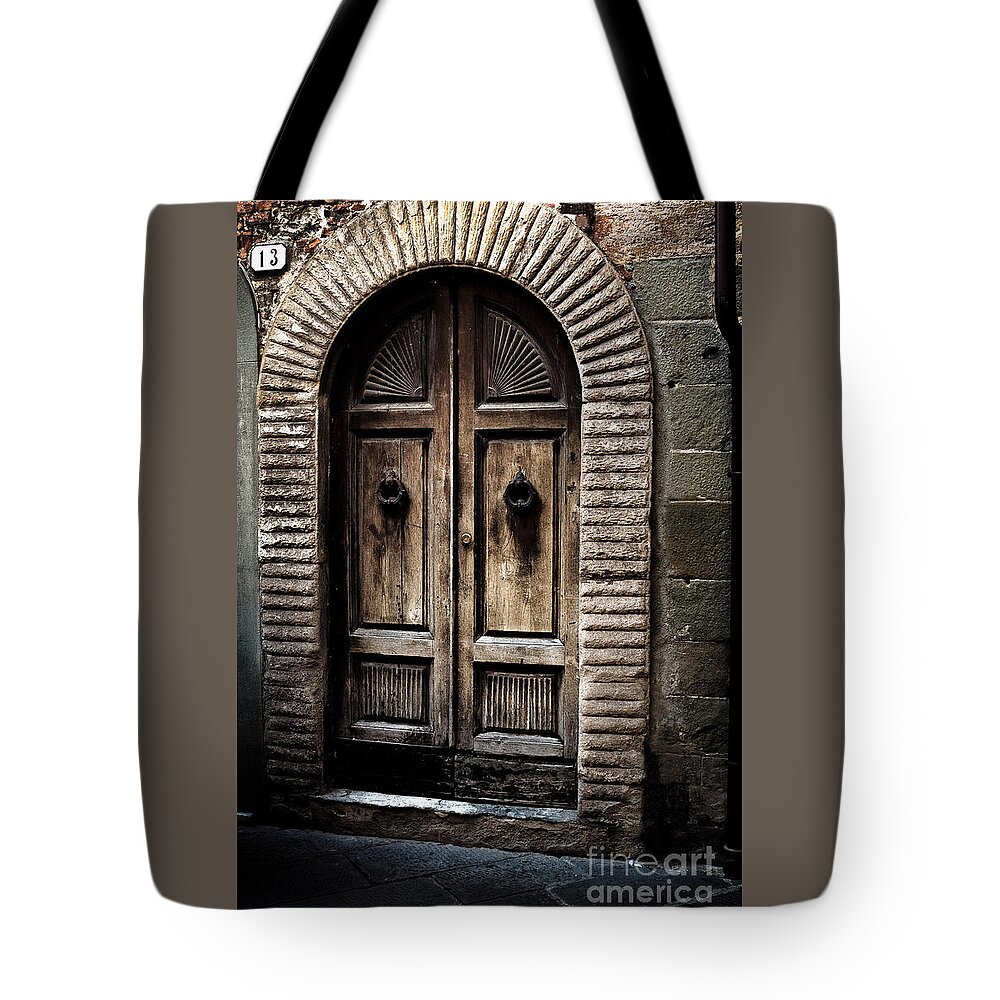 Number 13 Tote Bag featuring the photograph Number 13 by Prints of Italy