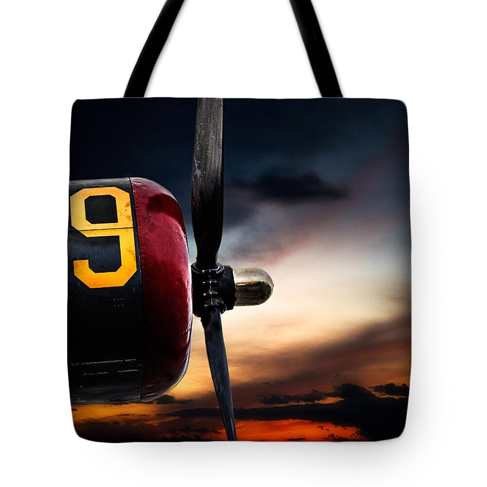 Consolidated B-24 Liberator Tote Bag featuring the photograph Number 9 Consolidated B-24 Liberator by Bob Orsillo