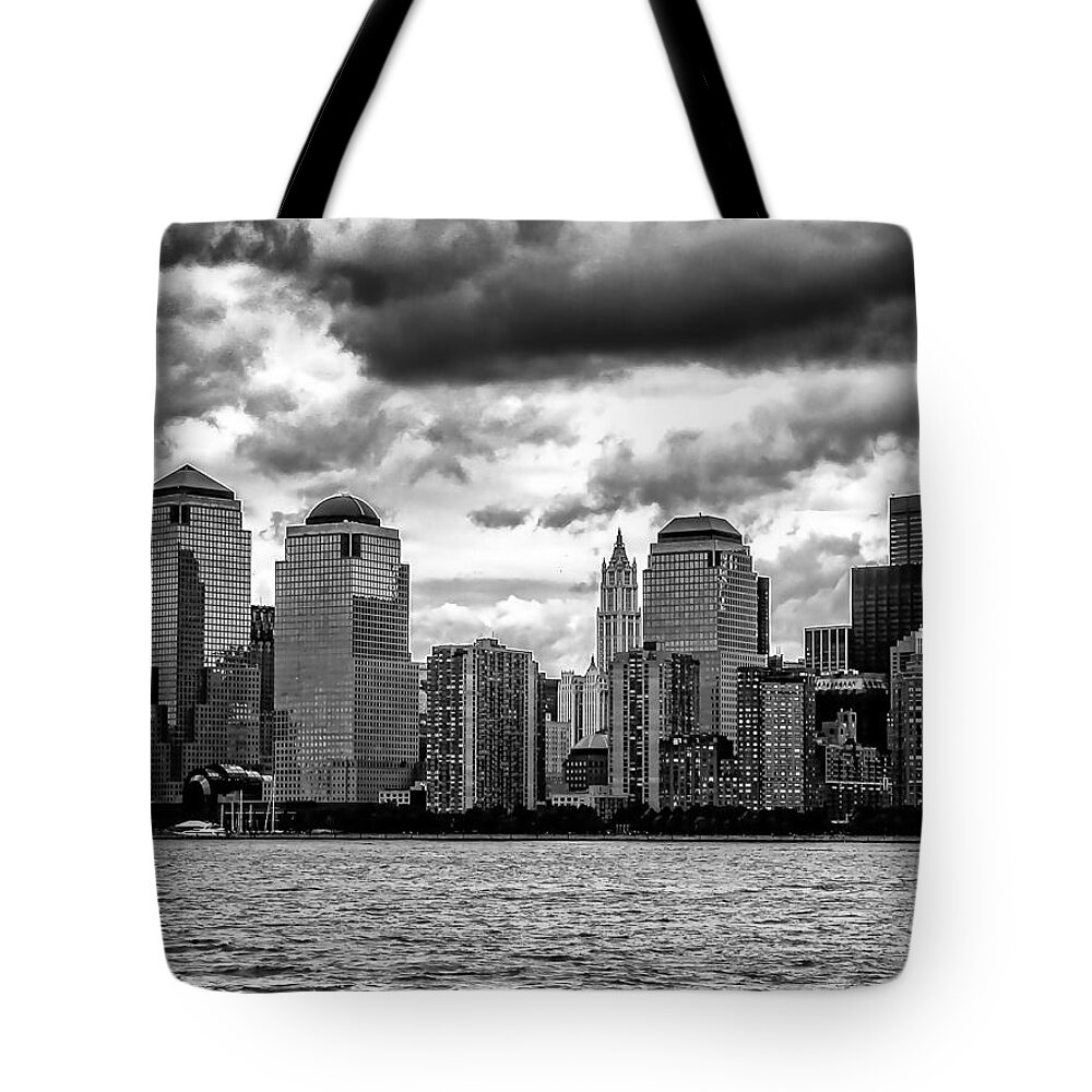 Cityscapes Tote Bag featuring the photograph NYC Skyline by Louis Dallara